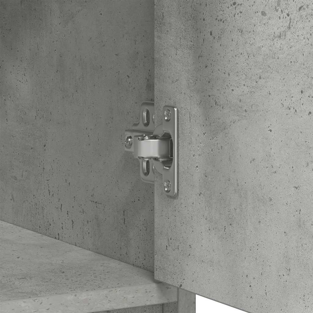 Buffet avec tiroirs et portes gris béton 70,5x34x74,5 cm - XIOS