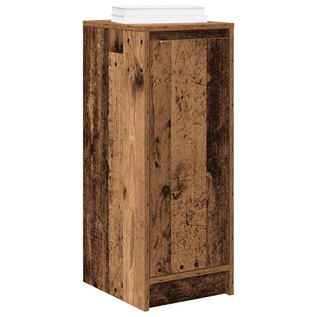 Armoire à chaussures vieux bois 29,5x34x76 cm bois ingénierie - XIOS