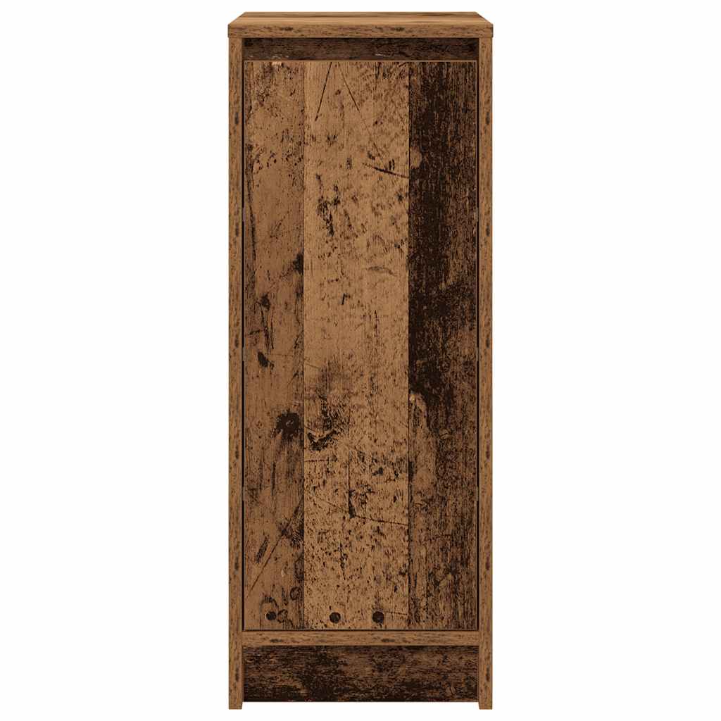 Armoire à chaussures vieux bois 29,5x34x76 cm bois ingénierie - XIOS