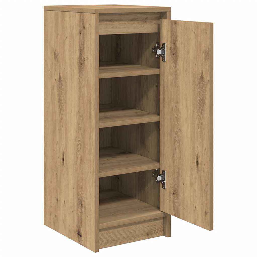 Armoire à chaussures chêne artisanal 29,5x34x76 cm - XIOS
