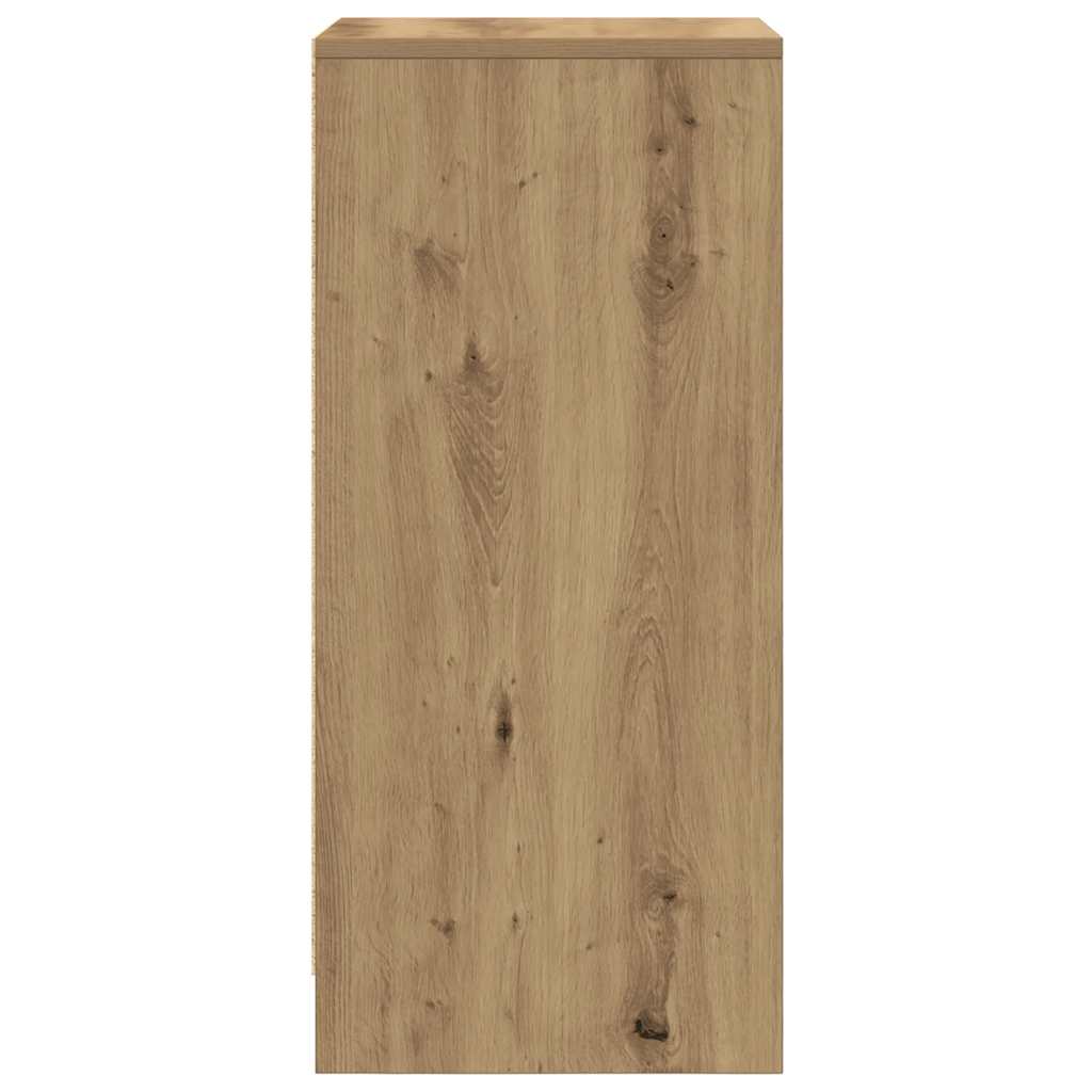 Armoire à chaussures chêne artisanal 29,5x34x76 cm - XIOS