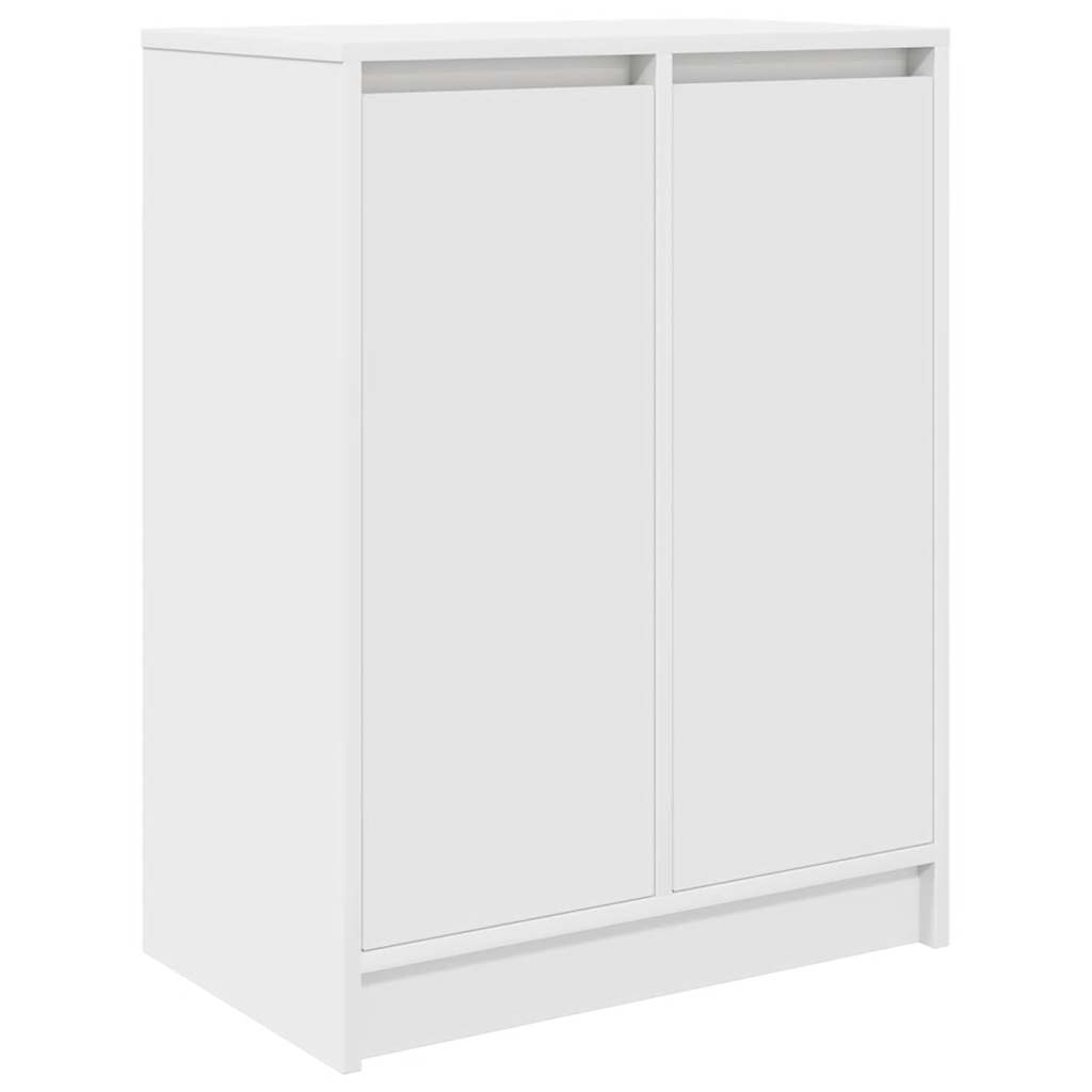 Armoire à chaussures blanc 57x34x76 cm bois d'ingénierie - XIOS