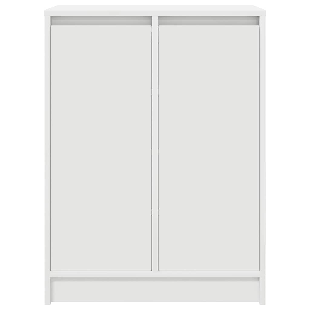 Armoire à chaussures blanc 57x34x76 cm bois d'ingénierie - XIOS