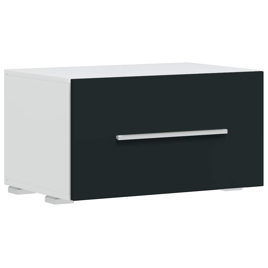 Meubles TV 5 pcs avec lumière LED indigo mat bois d'ingénierie - XIOS