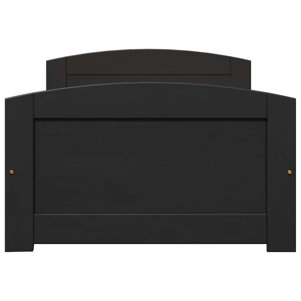 Lit de jour avec 2 tiroirs sans matelas IRUN noir 90x200 cm - XIOS