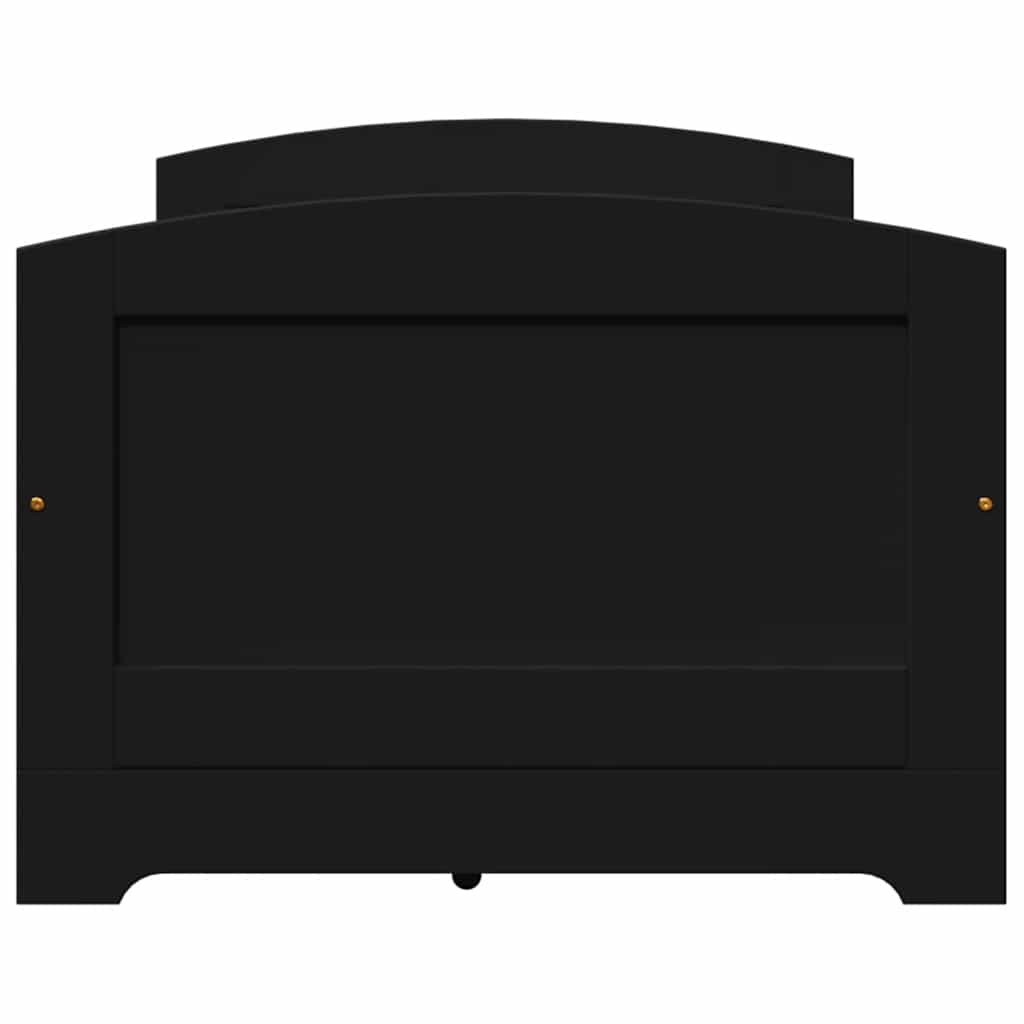 Lit de jour avec 5 tiroirs sans matelas IRUN noir 90x200 cm - XIOS