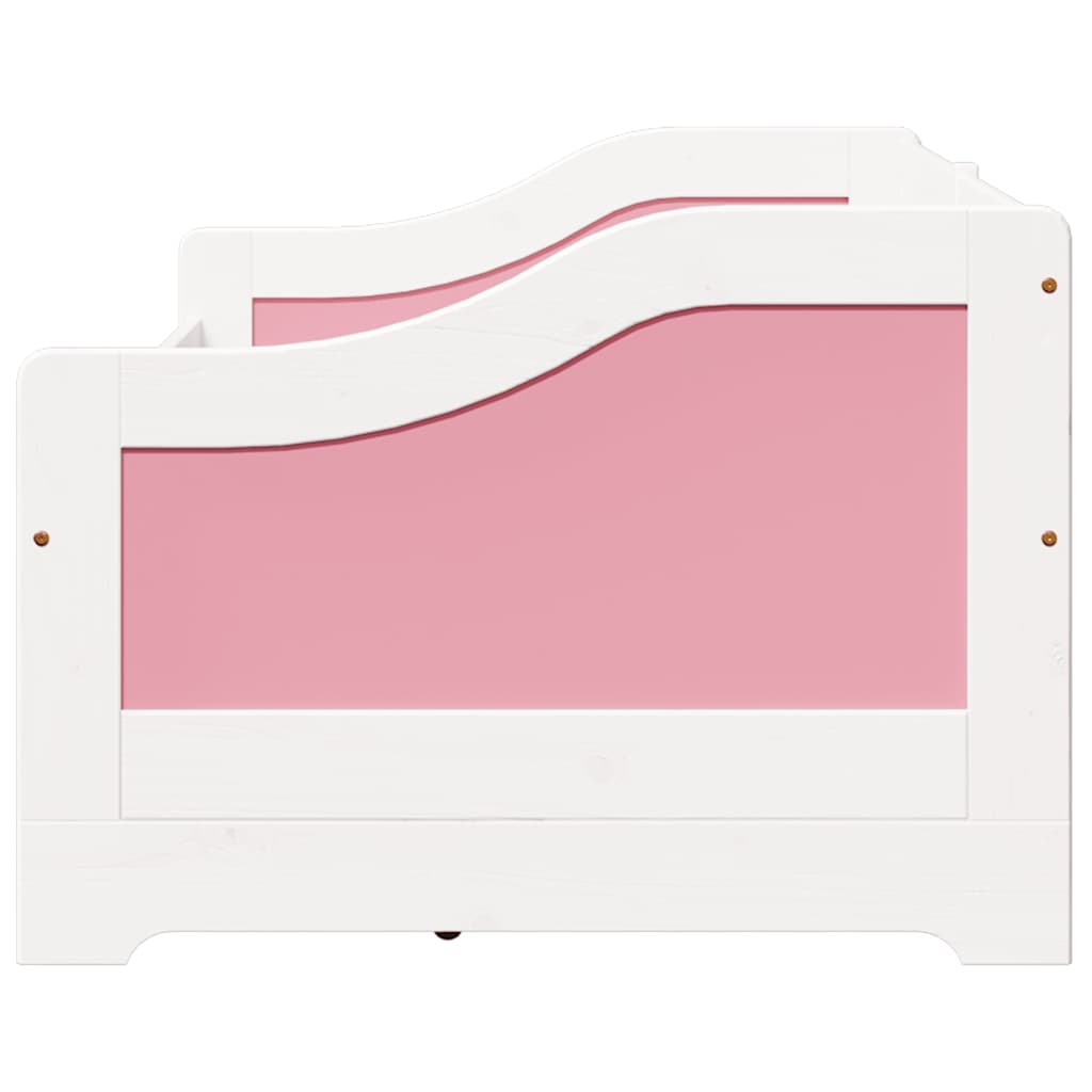Lit de jour et 3 tiroirs sans matelas IRUN blanc rose 90x200 cm - XIOS
