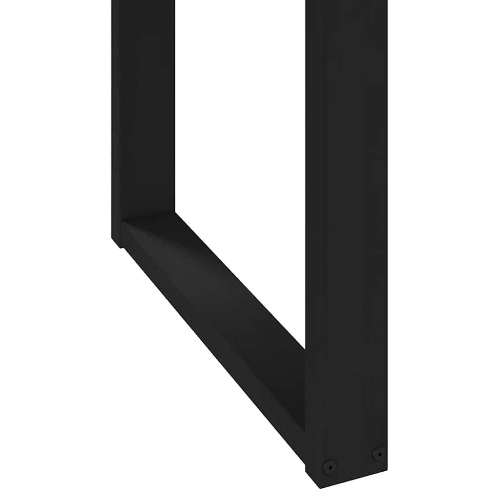 Table à manger NOAIN pieds en forme de U 180x90x75cm massif pin - XIOS