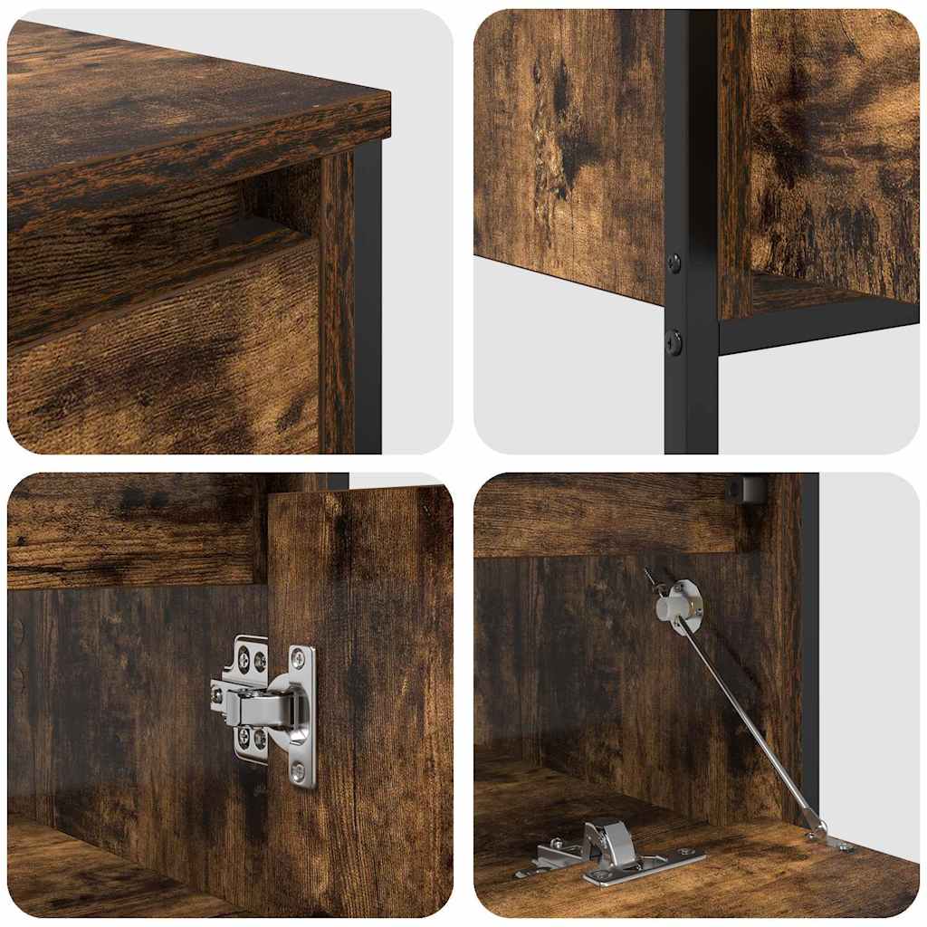 Ensemble de mobilier de salle de bain 3 pc Chêne fumé - XIOS
