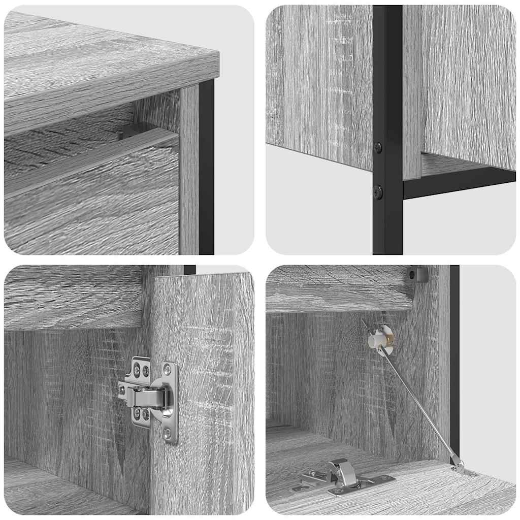 Ensemble de mobilier de salle de bain 3 pc Gris Sonoma - XIOS