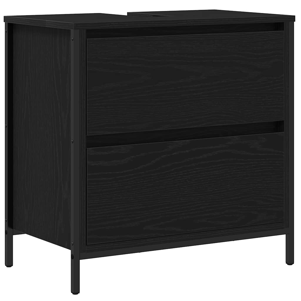 Ensemble de mobilier de salle de bain 5 pc Noir