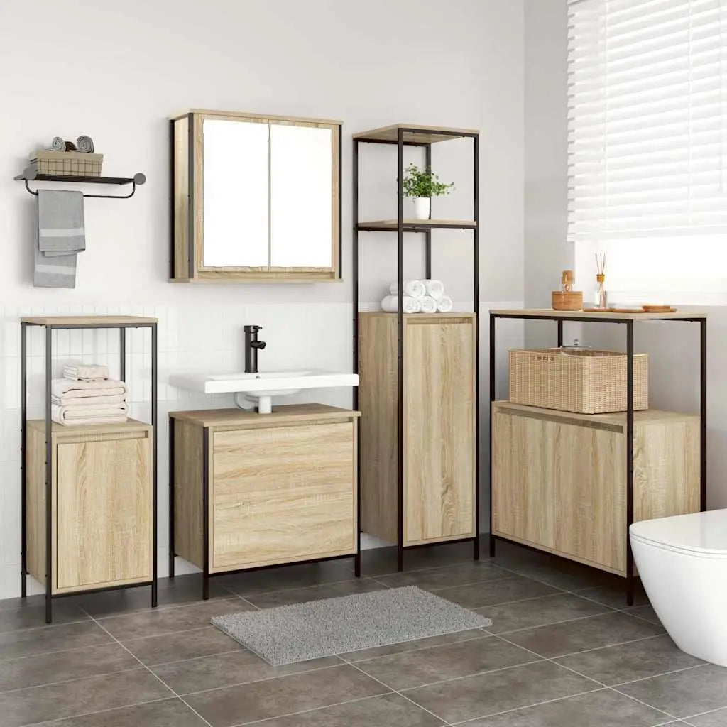 Ensemble de mobilier de salle de bain 5 pc Beige - XIOS