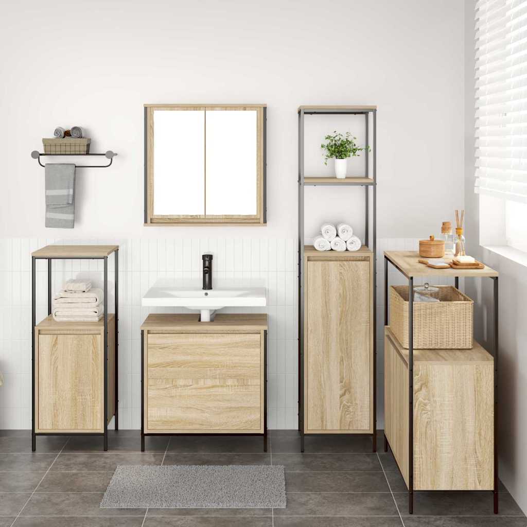 Ensemble de mobilier de salle de bain 5 pc Beige