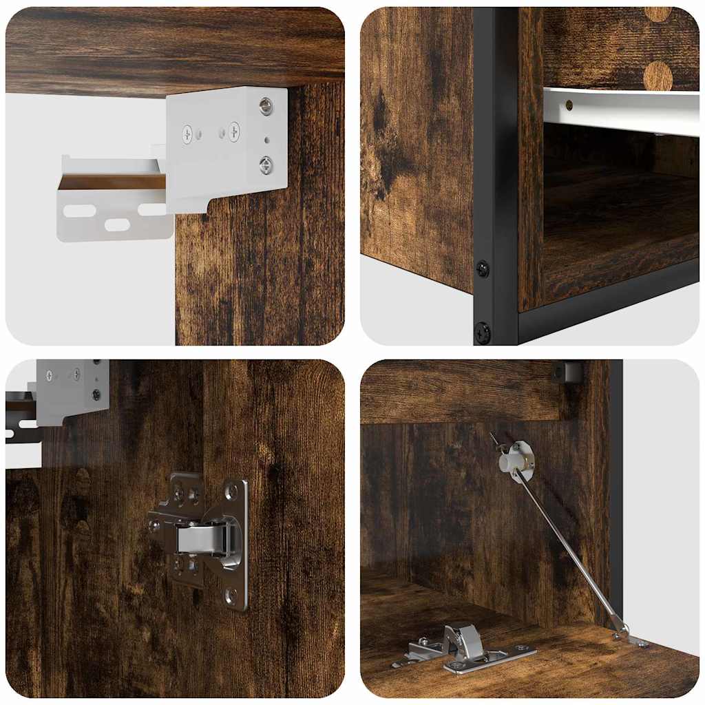 Ensemble de mobilier de salle de bain 5 pc Marron