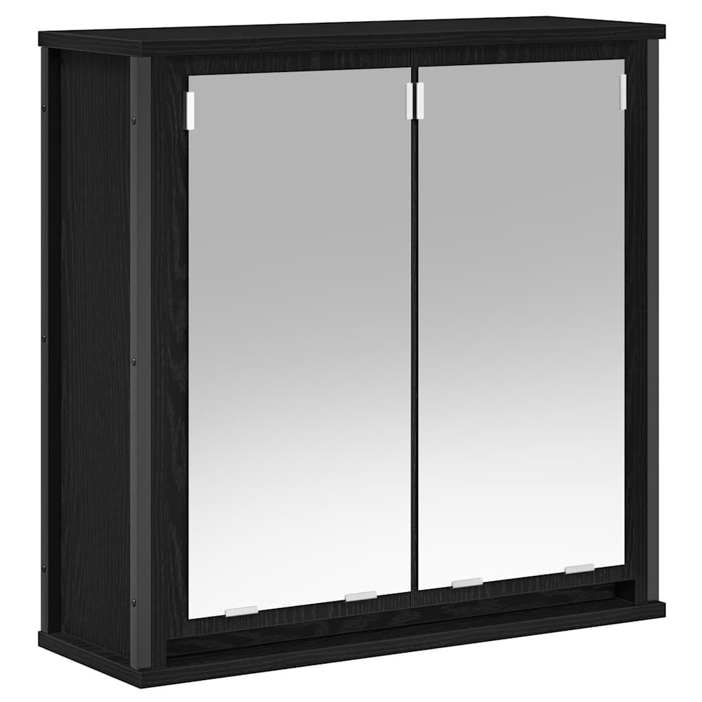 Ensemble de mobilier de salle de bain 5 pc Chêne noir - XIOS