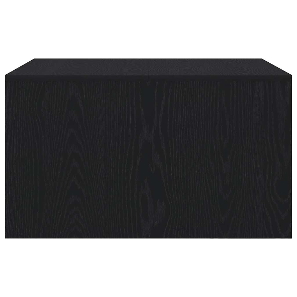 Table basse avec tiroirs chêne noir 70,5x70x40 cm - XIOS
