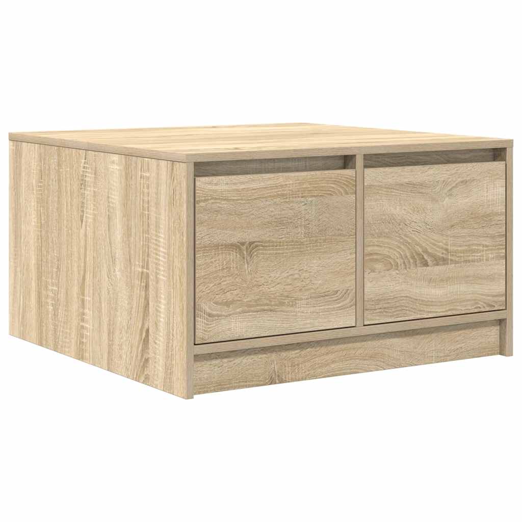 Table basse avec tiroirs chêne sonoma 70,5x70x40 cm - XIOS