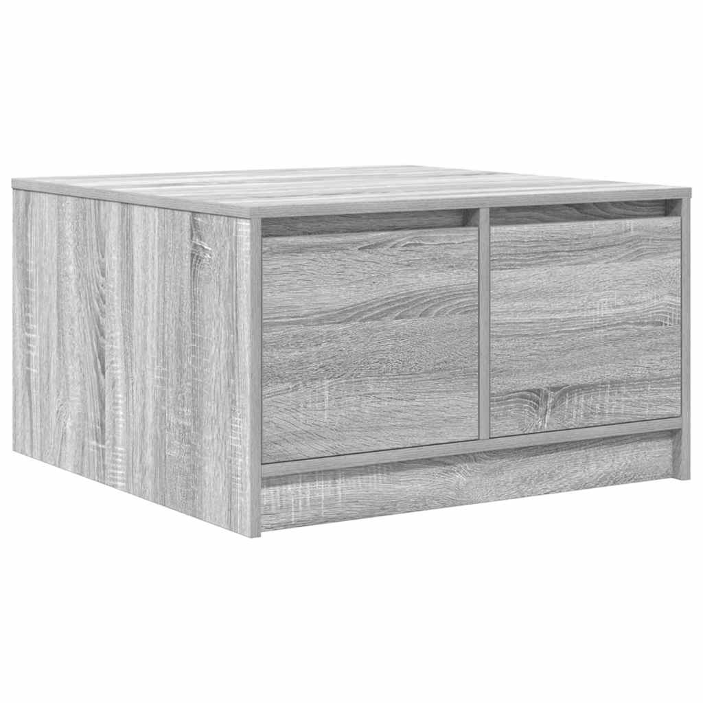 Table basse avec tiroirs sonoma gris 70,5x70x40 cm - XIOS