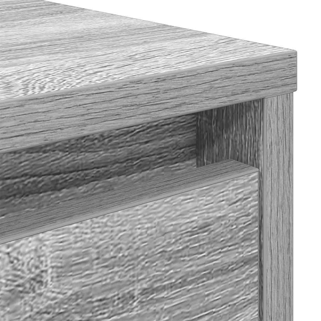 Table basse avec tiroirs sonoma gris 70,5x70x40 cm - XIOS