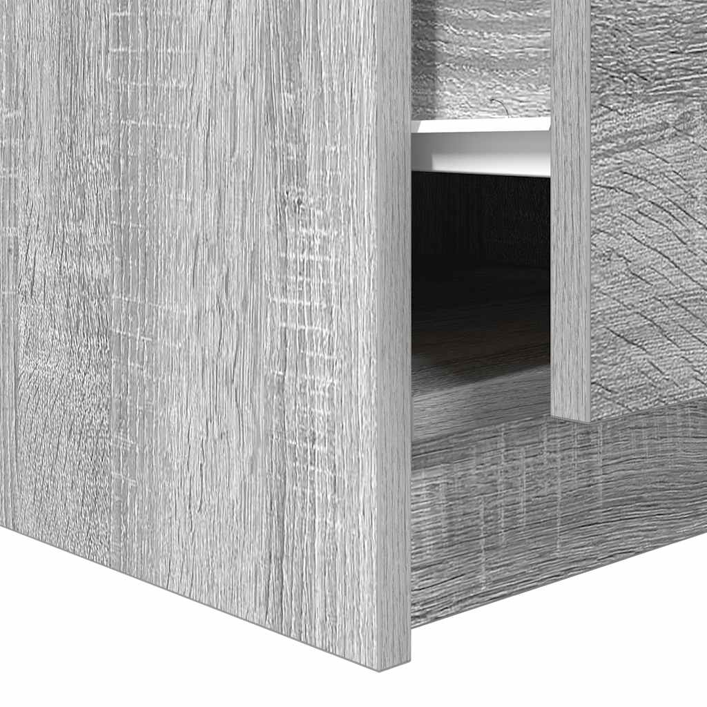 Table basse avec tiroirs sonoma gris 70,5x70x40 cm - XIOS