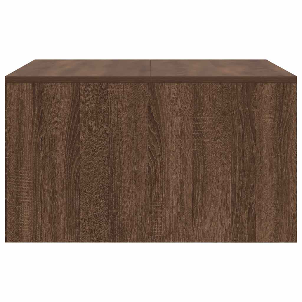 Table basse avec tiroirs chêne marron 70,5x70x40 cm - XIOS
