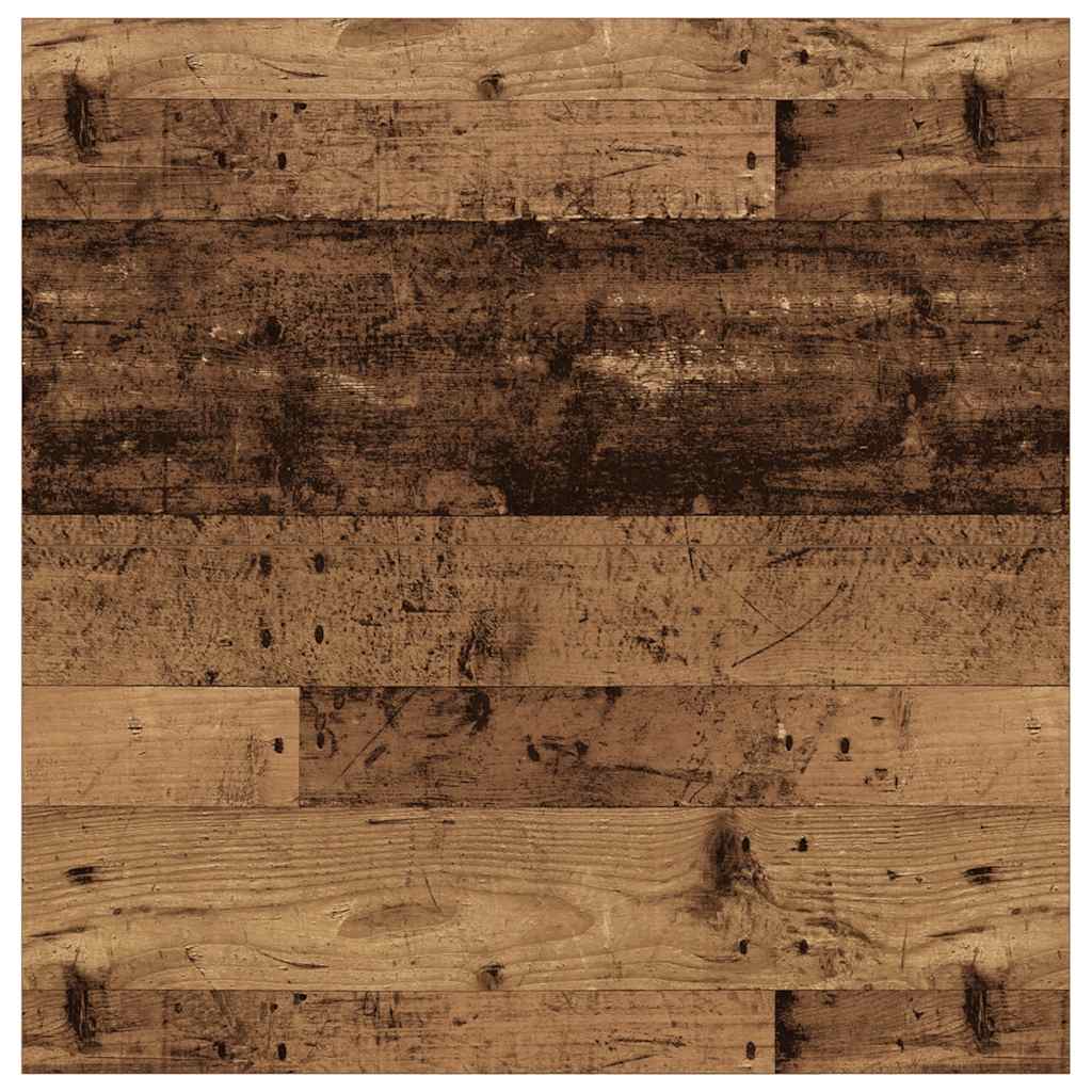 Table basse avec tiroirs vieux bois 70,5x70x40 cm - XIOS