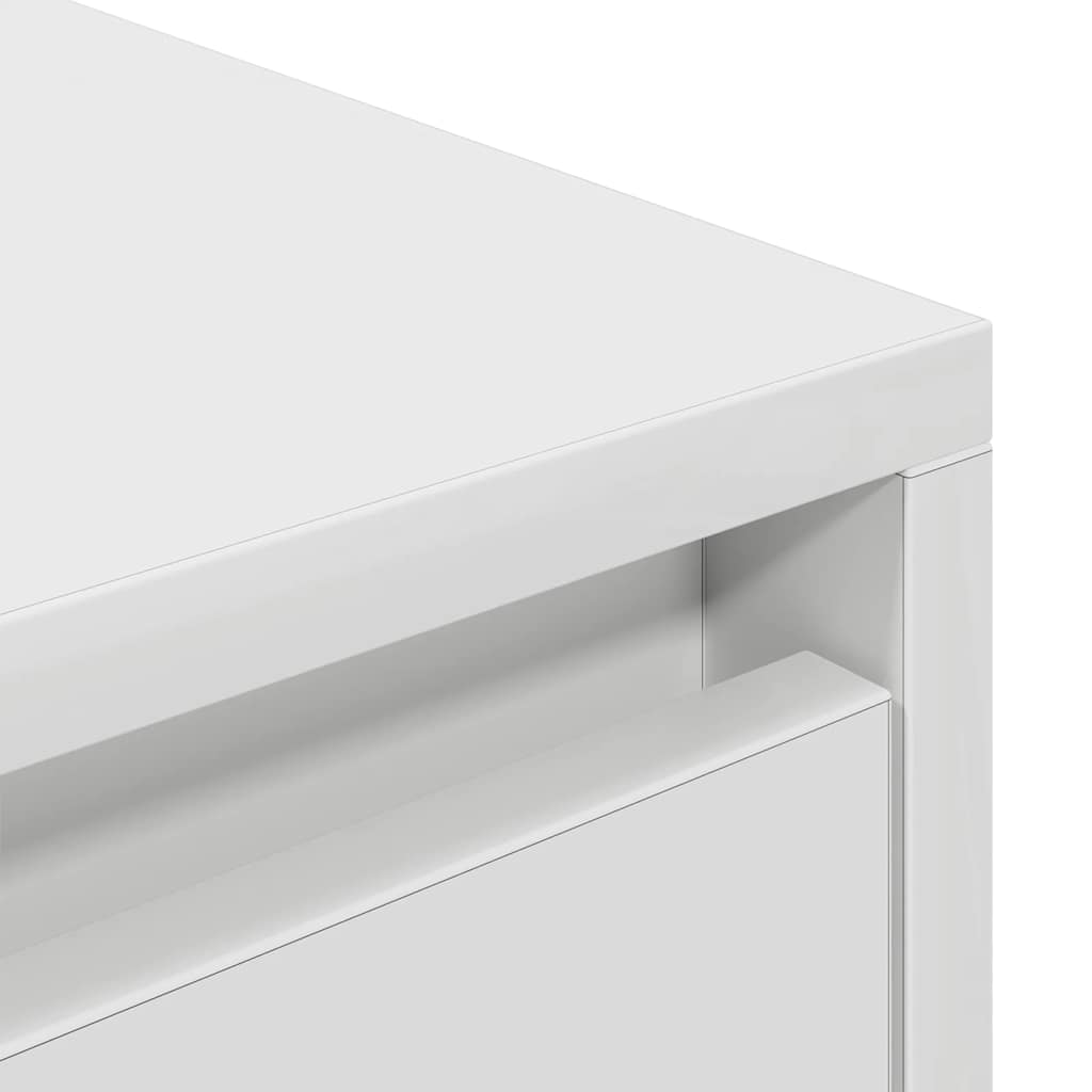 Meuble TV blanc 188,5x41x50 cm bois d'ingénierie - XIOS