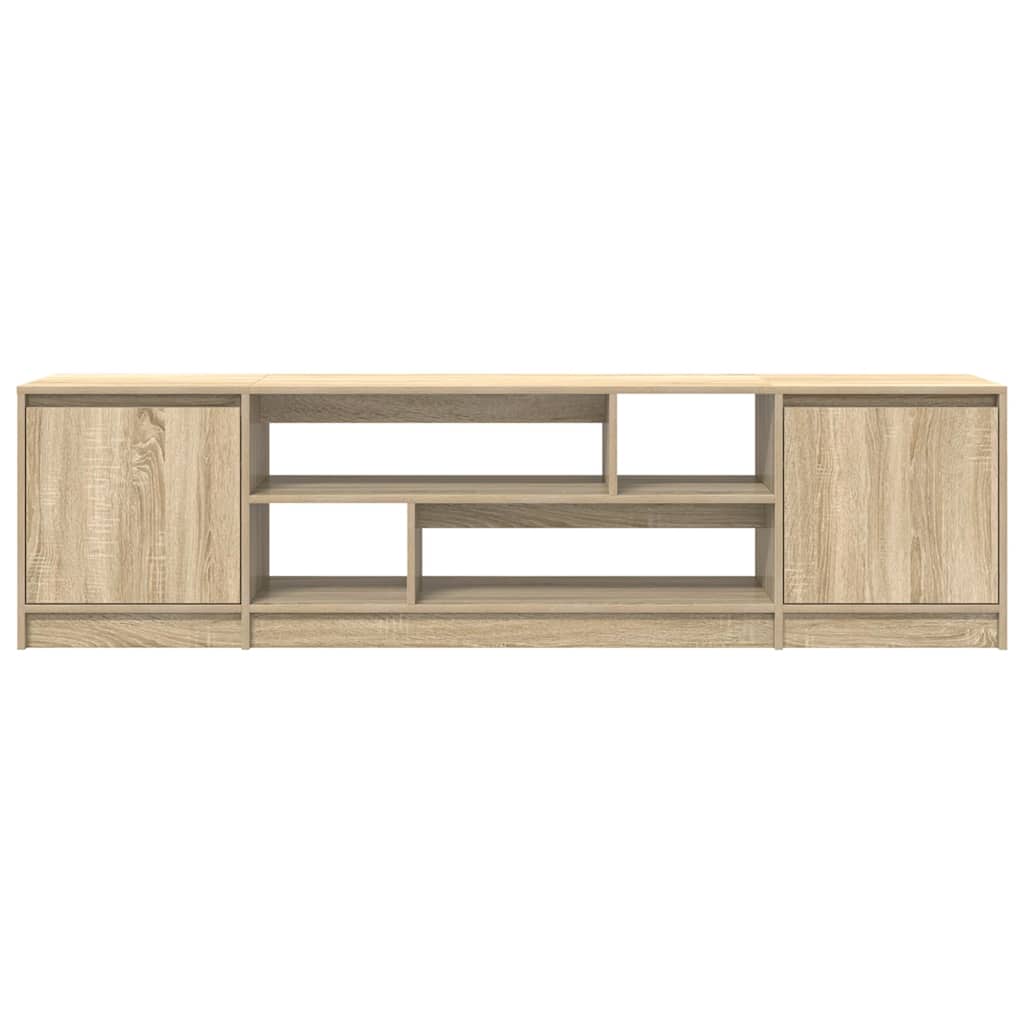 Meuble TV chêne sonoma 188,5x41x50 cm bois d'ingénierie