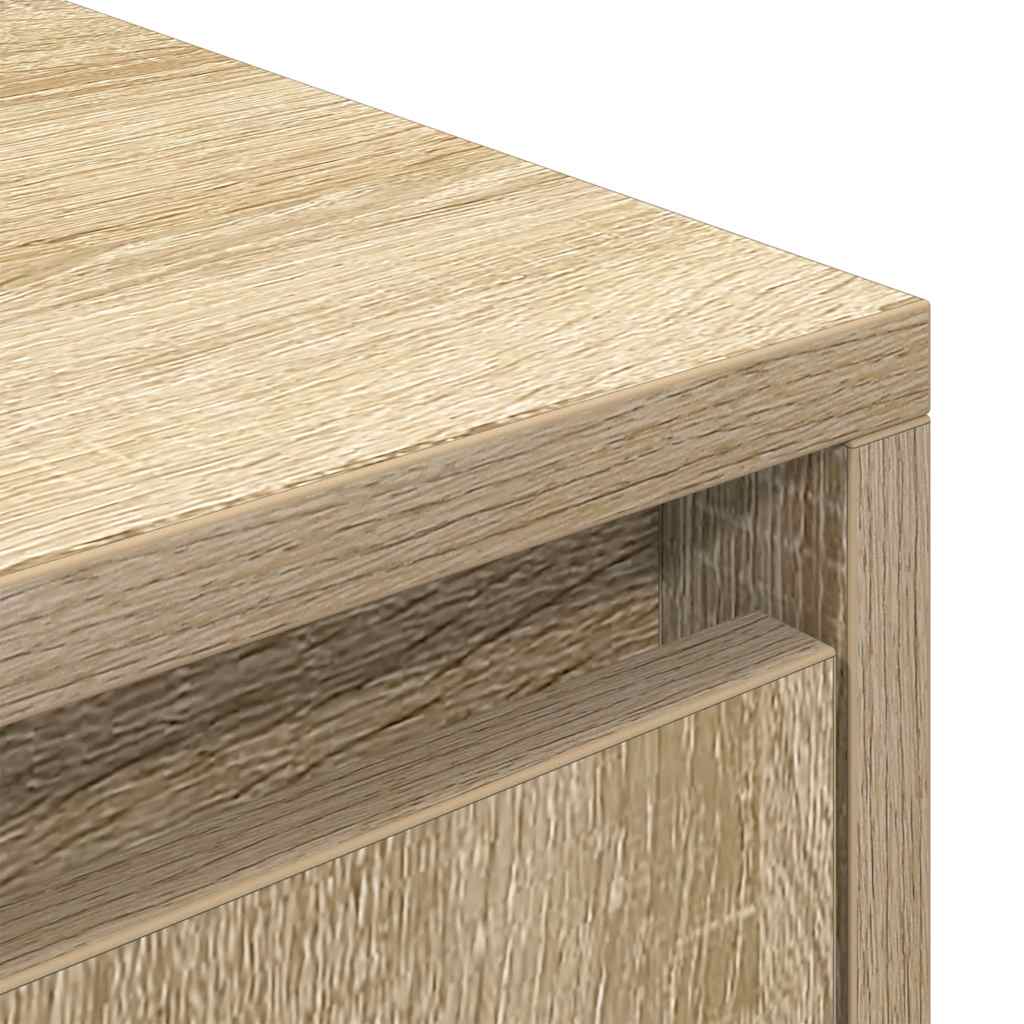 Meuble TV chêne sonoma 188,5x41x50 cm bois d'ingénierie