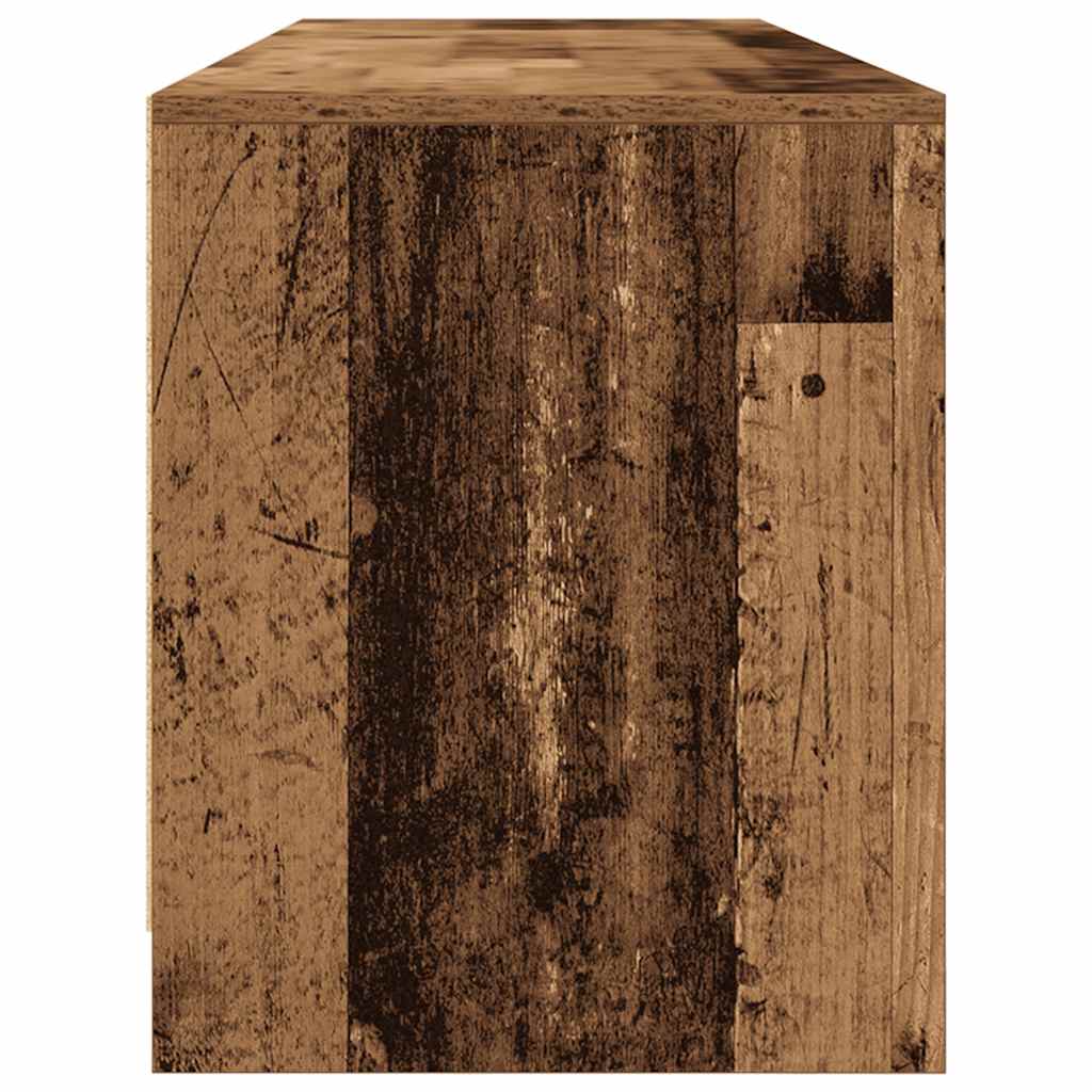 Meuble TV vieux bois 188,5x41x50 cm bois d'ingénierie - XIOS