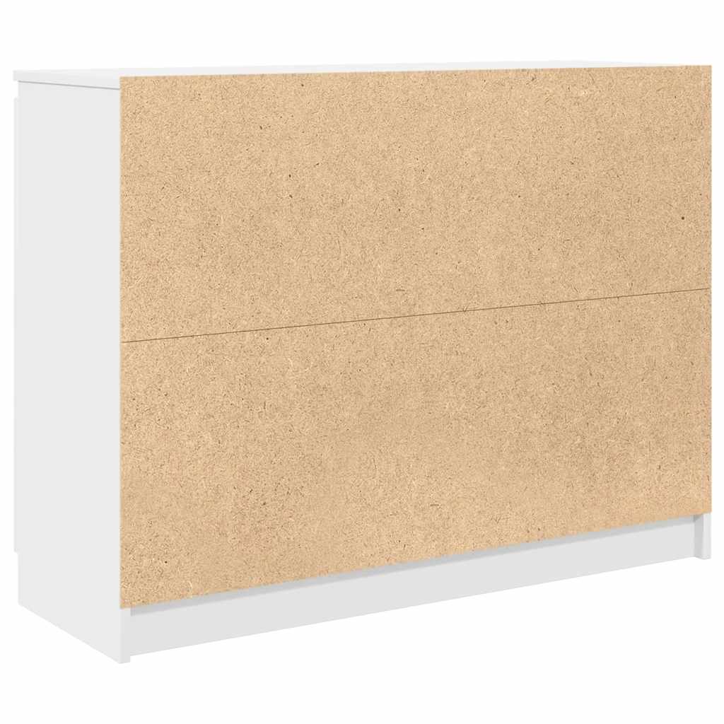 Buffet avec tiroirs blanc 100,5x35x76 cm bois d'ingénierie - XIOS