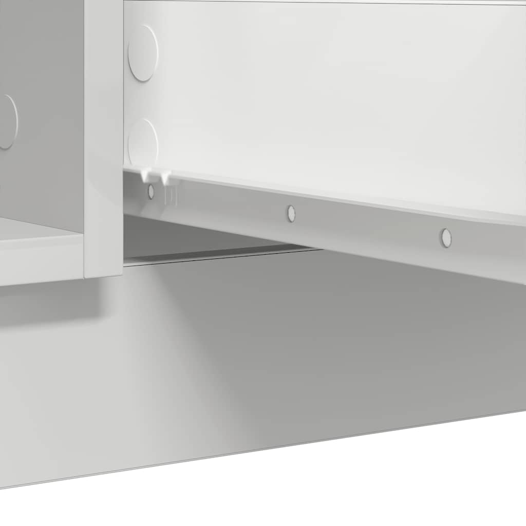 Buffet avec tiroirs blanc 100,5x35x76 cm bois d'ingénierie - XIOS