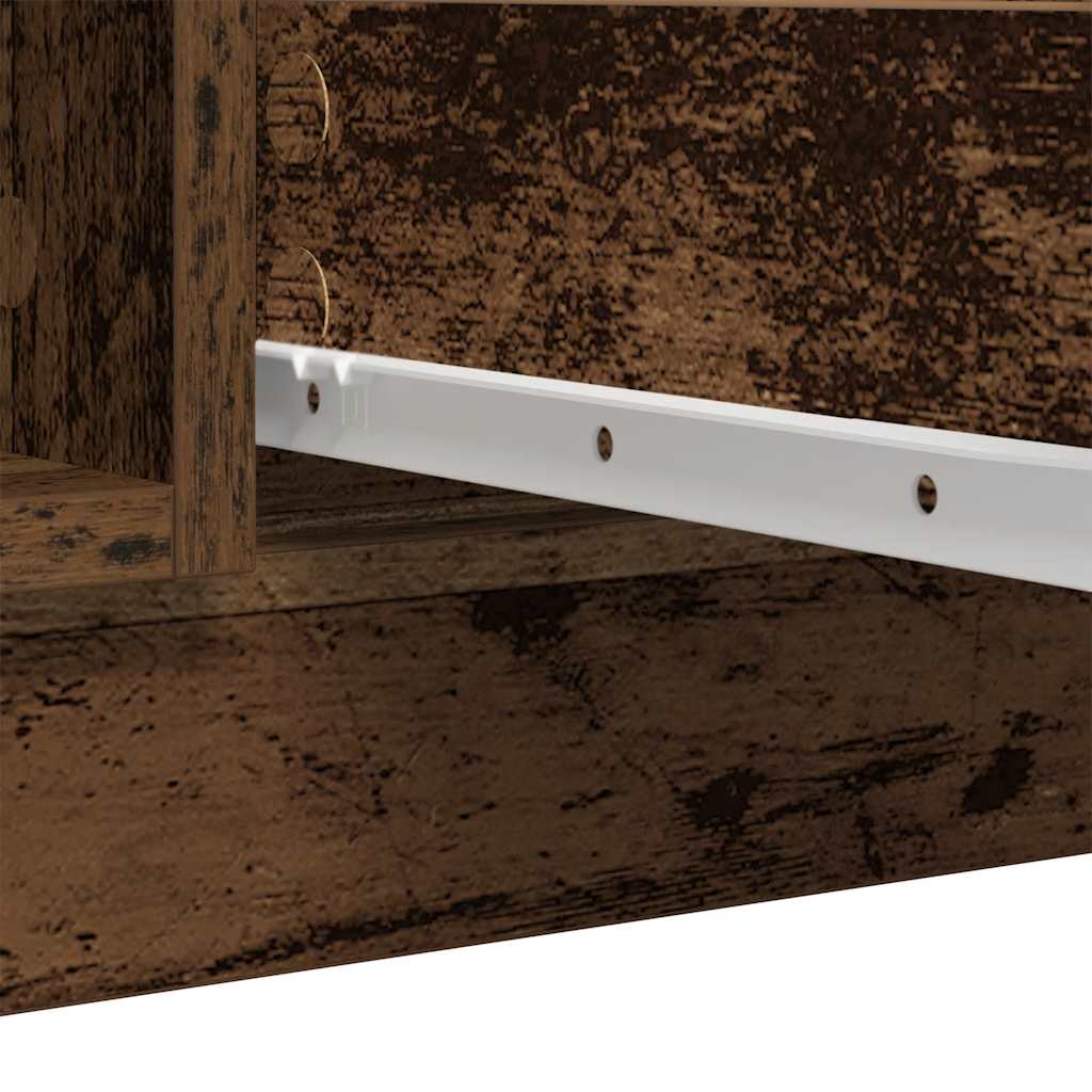 Buffet avec tiroirs vieux bois 100,5x35x76 cm bois d'ingénierie - XIOS