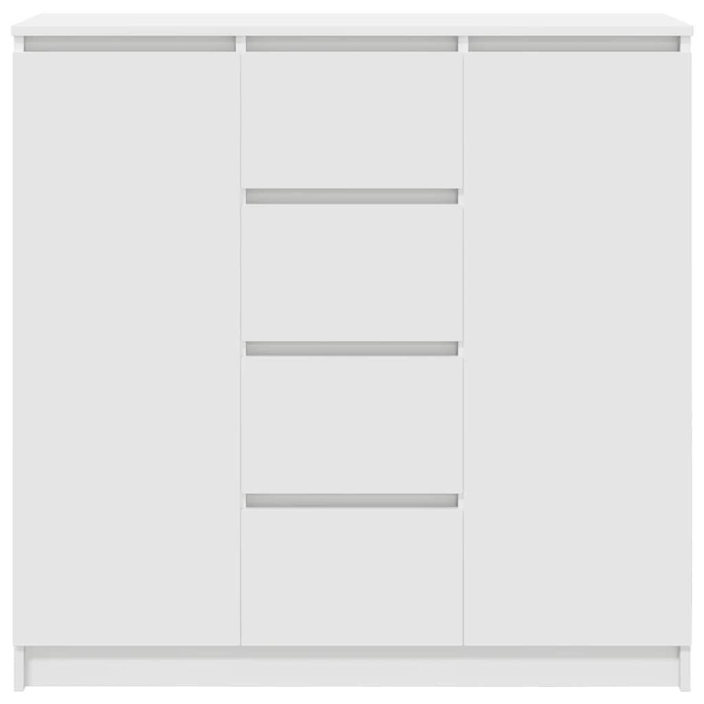 Buffet avec tiroirs blanc 100,5x35x98,5 cm bois d'ingénierie - XIOS