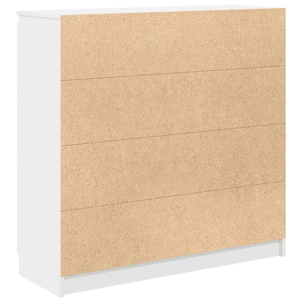Buffet avec tiroirs blanc 100,5x35x98,5 cm bois d'ingénierie - XIOS