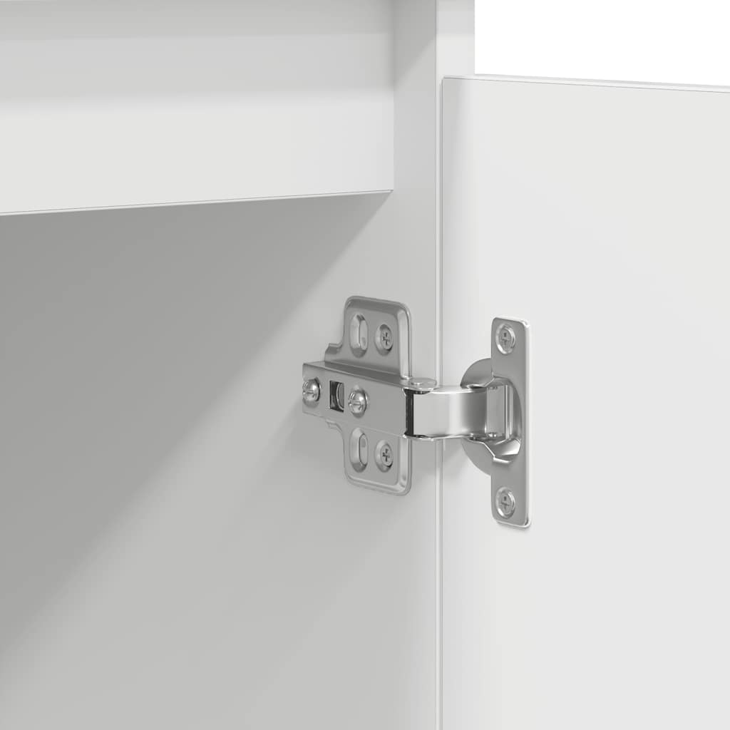 Buffet avec tiroirs blanc 100,5x35x98,5 cm bois d'ingénierie - XIOS