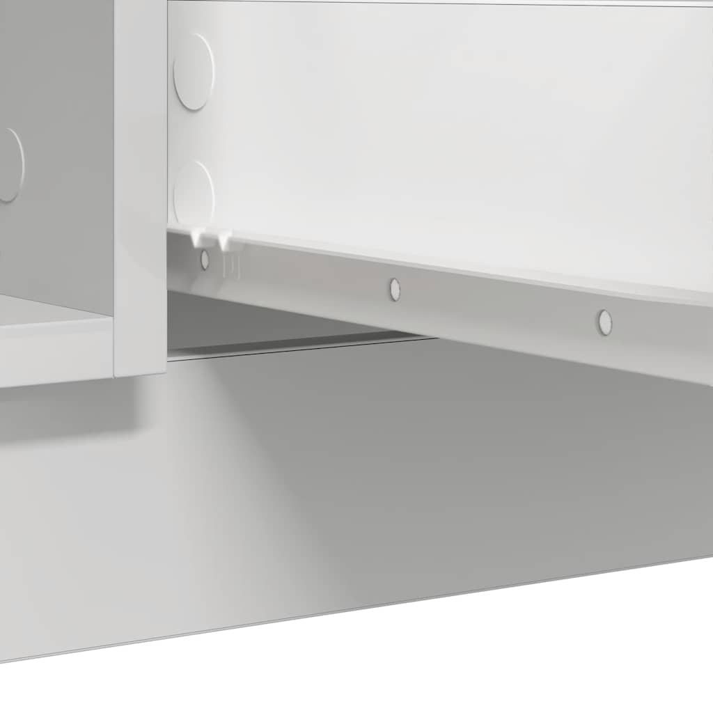 Buffet avec tiroirs blanc 100,5x35x98,5 cm bois d'ingénierie - XIOS