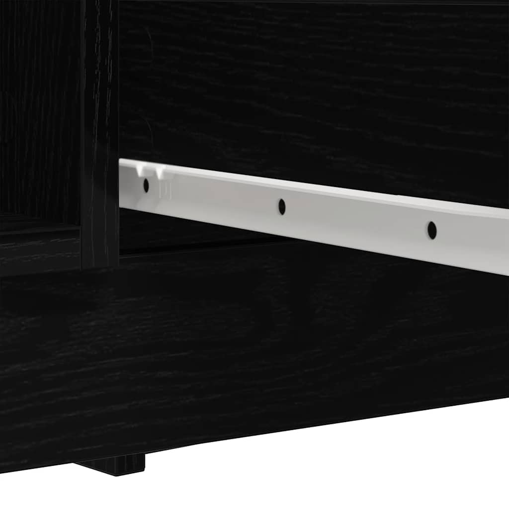 Buffet avec tiroirs chêne noir 100,5x35x98,5 cm bois ingénierie - XIOS