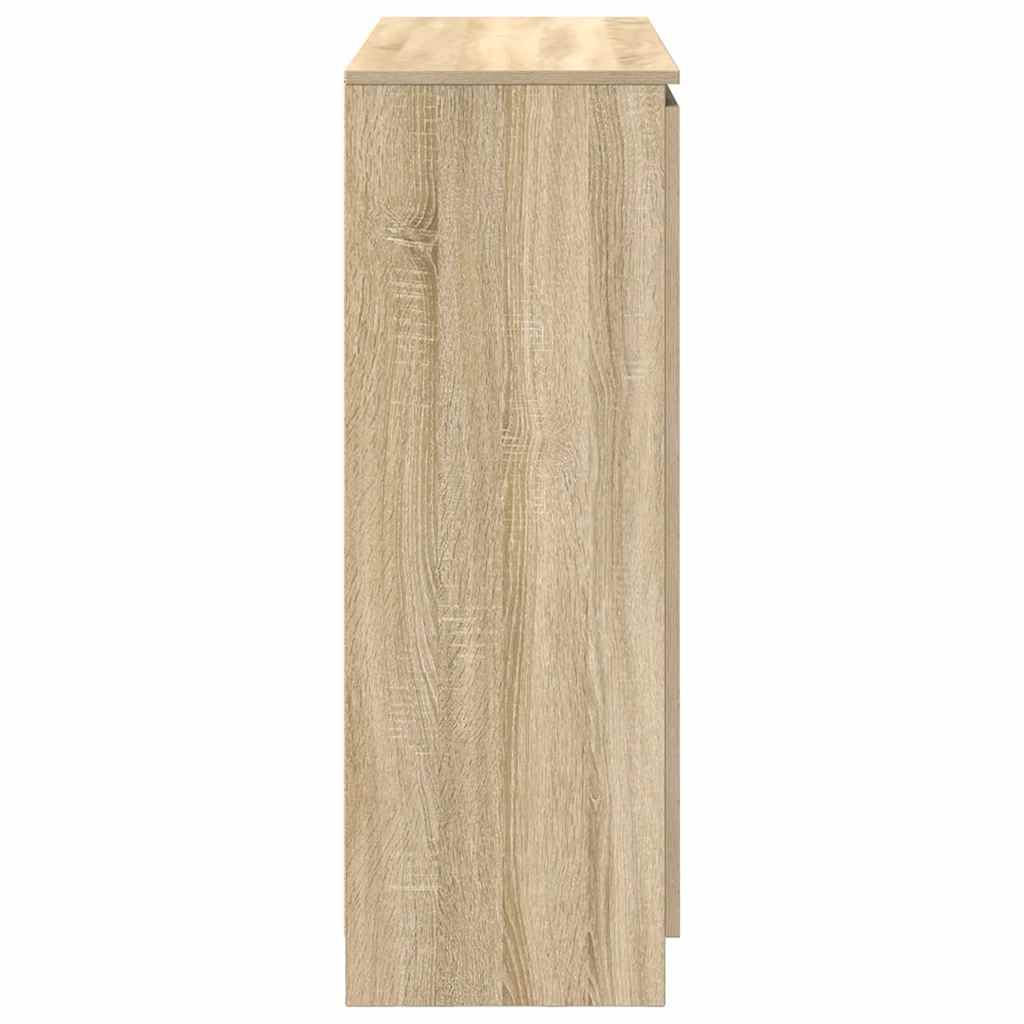 Buffet et tiroirs chêne sonoma 100,5x35x98,5 cm bois ingénierie - XIOS