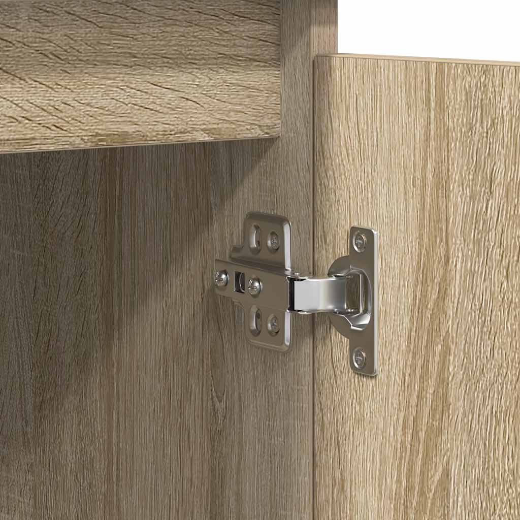 Buffet et tiroirs chêne sonoma 100,5x35x98,5 cm bois ingénierie - XIOS