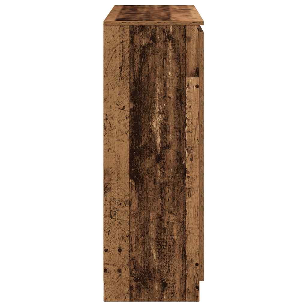 Buffet avec tiroirs vieux bois 100,5x35x98,5 cm bois ingénierie - XIOS