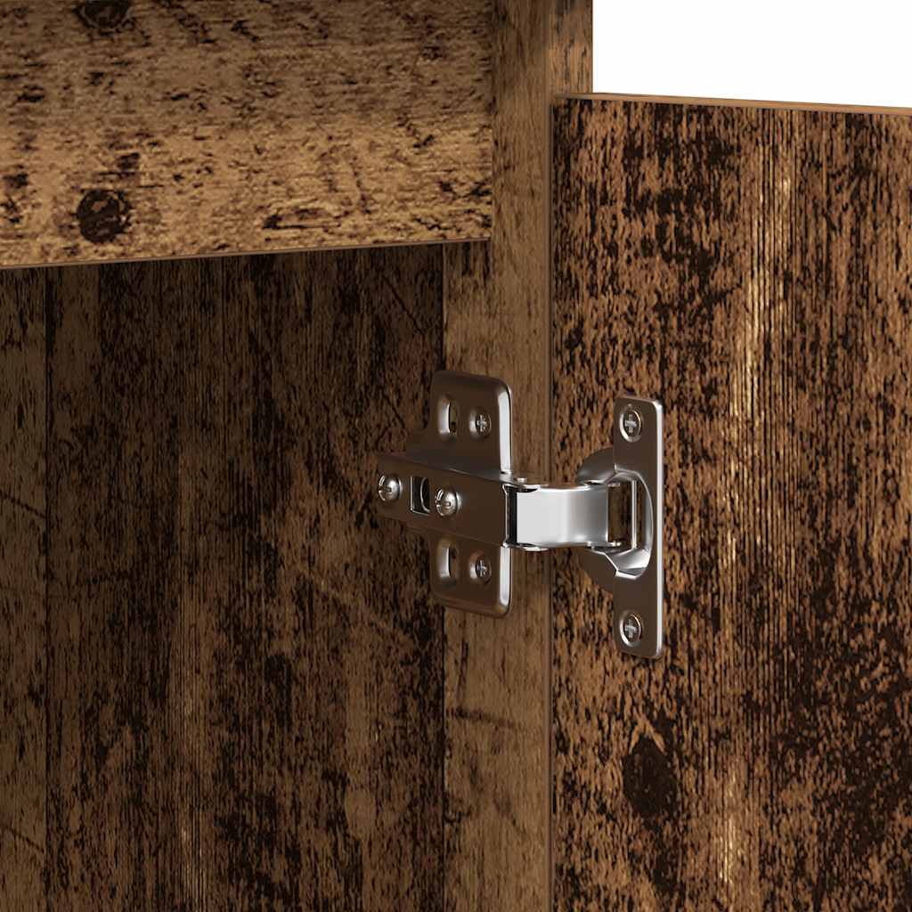 Buffet avec tiroirs vieux bois 100,5x35x98,5 cm bois ingénierie - XIOS