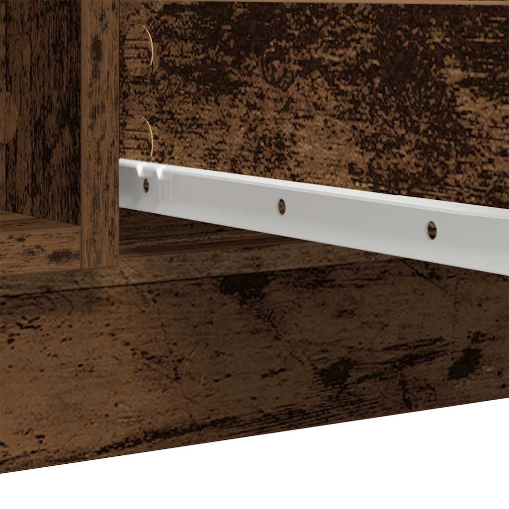 Buffet avec tiroirs vieux bois 100,5x35x98,5 cm bois ingénierie - XIOS