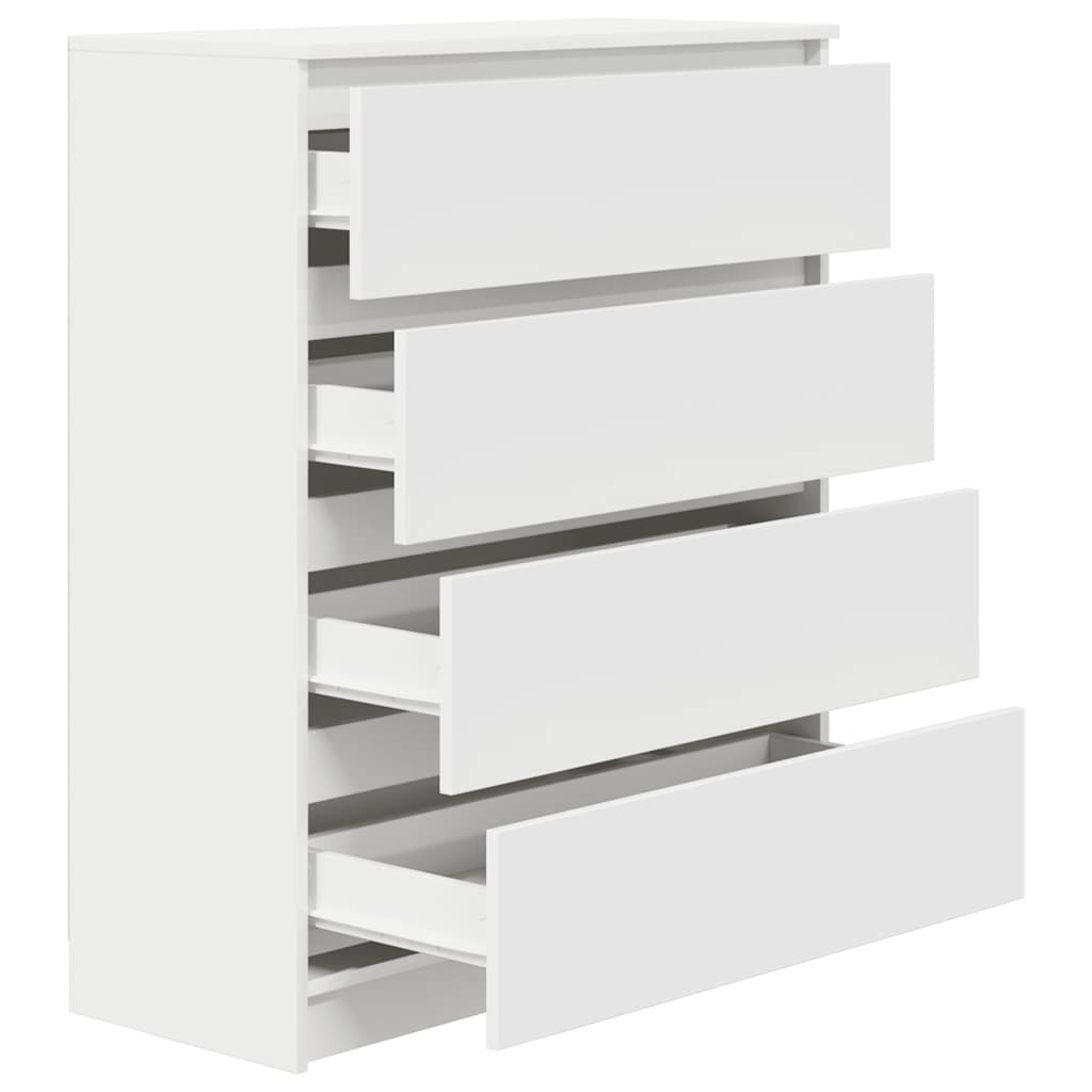 Buffet blanc 80x35x99 cm bois d’ingénierie - XIOS