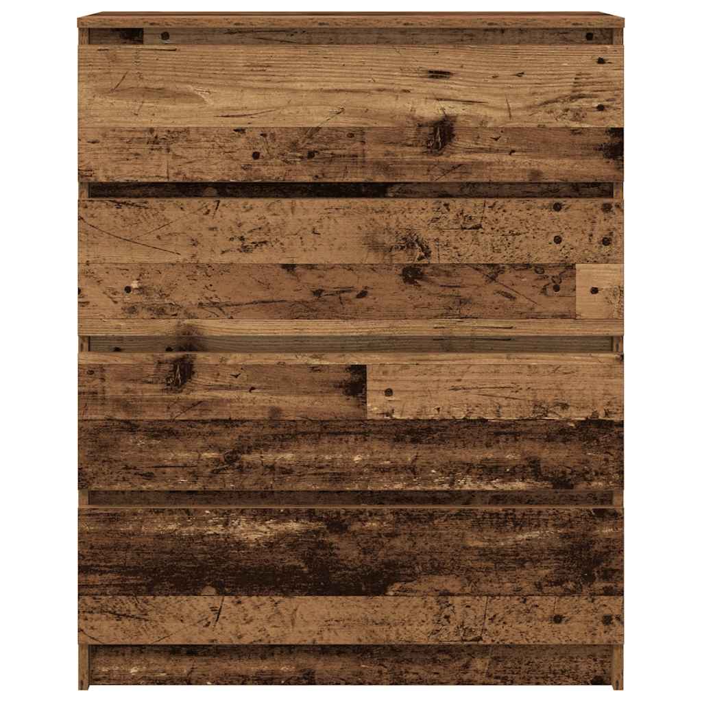 Buffet vieux bois 80x35x99 cm bois d'ingénierie - XIOS