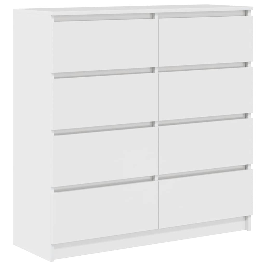 Buffet blanc 100x35x99 cm bois d'ingénierie - XIOS