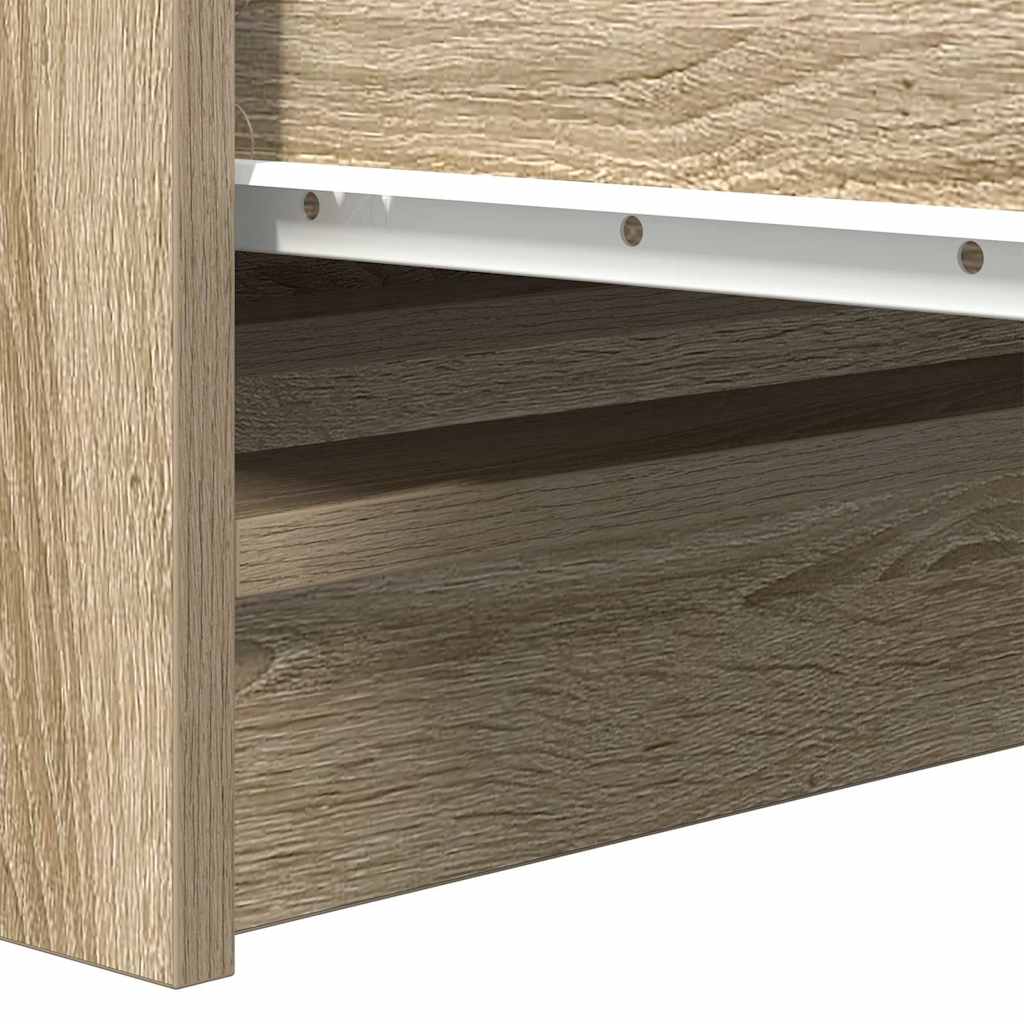 Buffet chêne sonoma 100x35x99 cm bois d'ingénierie - XIOS