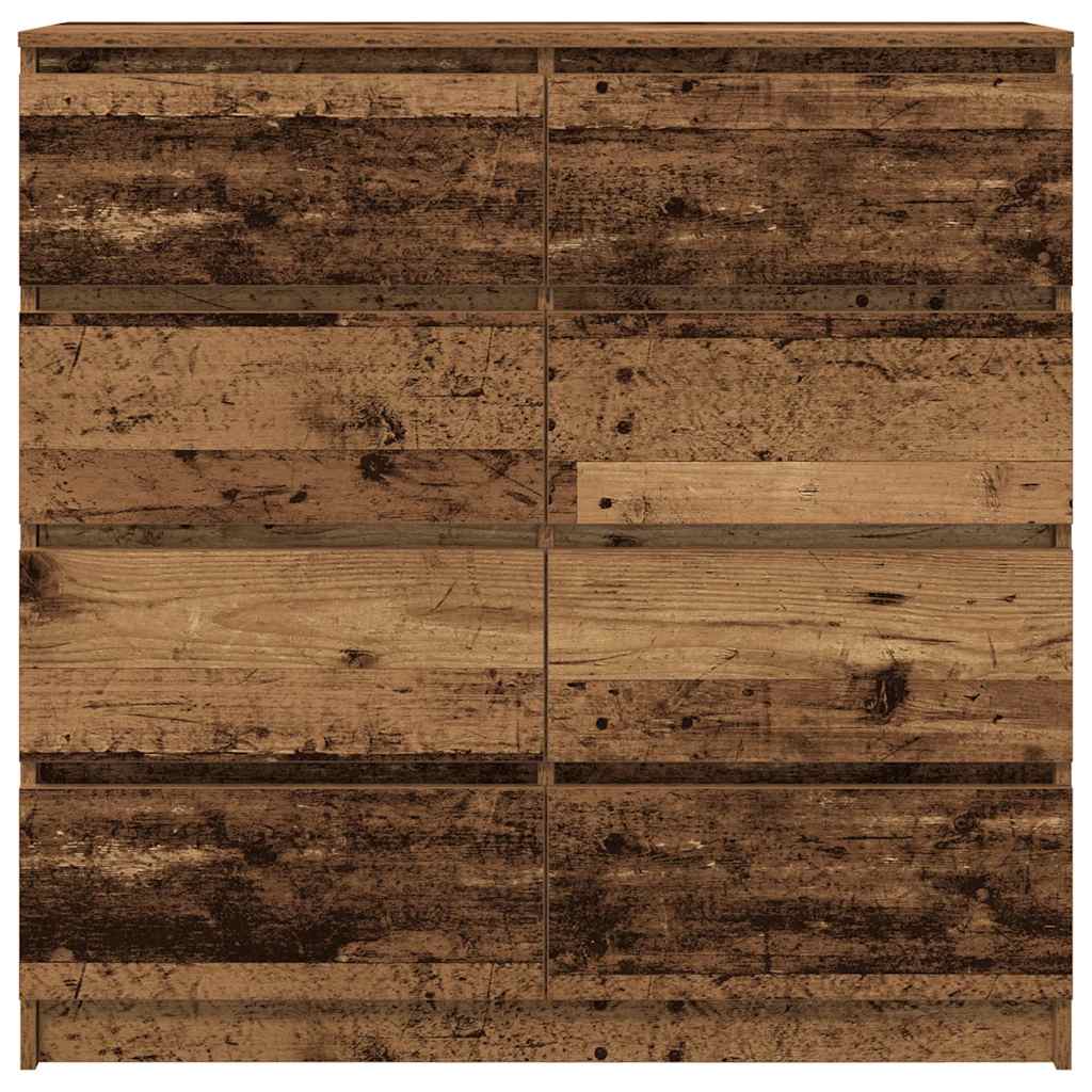 Buffet vieux bois 100x35x99 cm bois d'ingénierie - XIOS