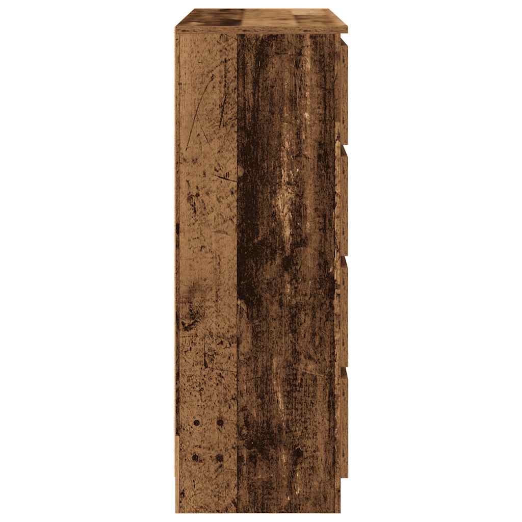 Buffet vieux bois 100x35x99 cm bois d'ingénierie - XIOS