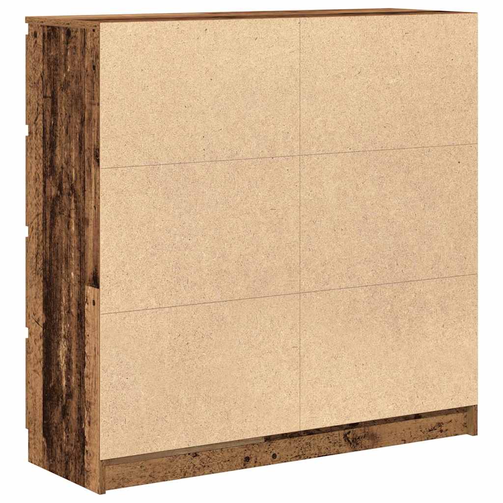 Buffet vieux bois 100x35x99 cm bois d'ingénierie - XIOS